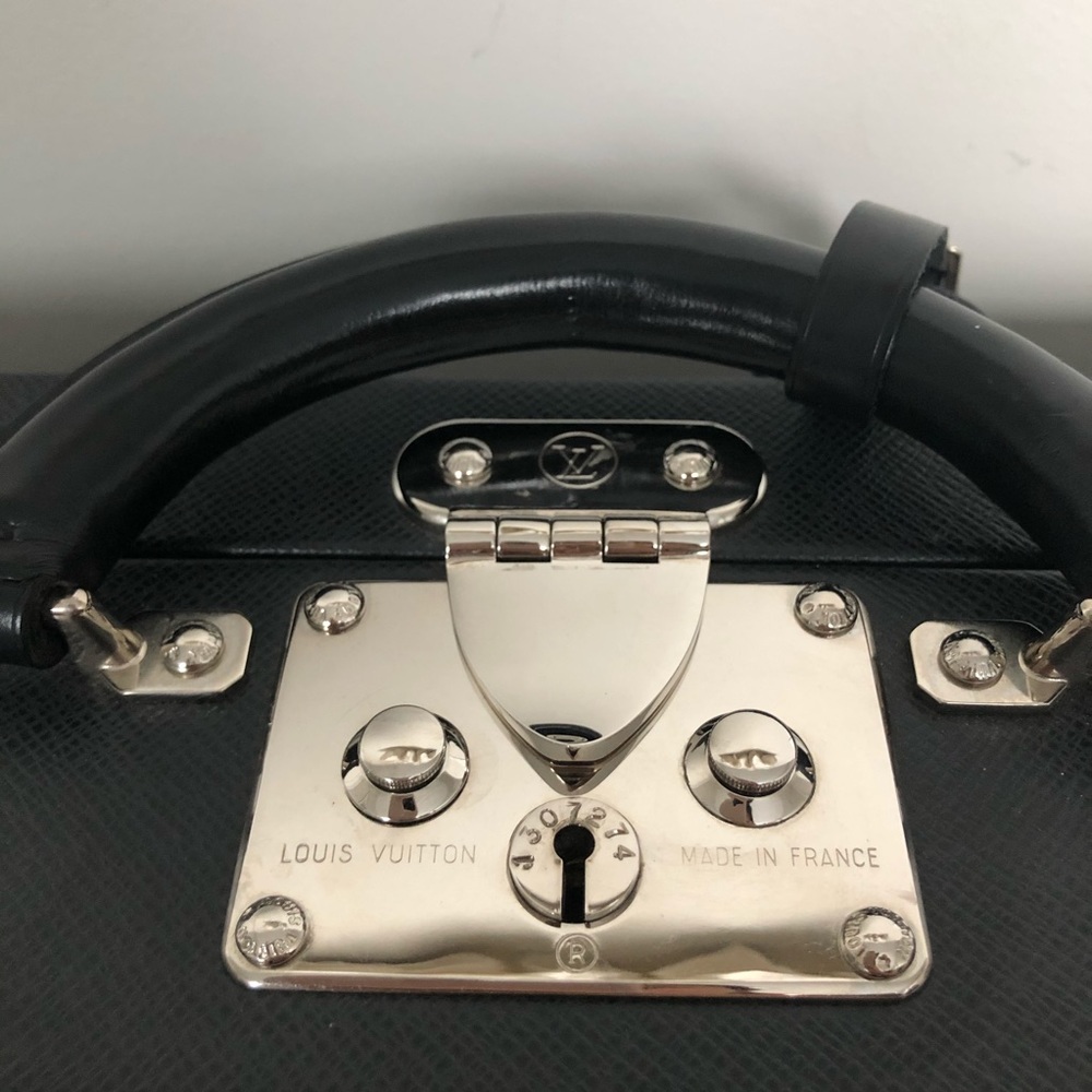 LOUIS VUITTON president trunk briefcase leather - Picture 4 of 8